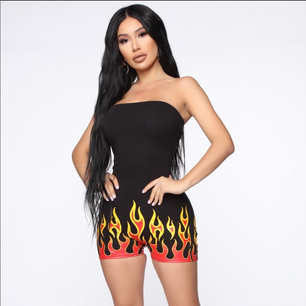 Fashionova Buenos Aires Flame Romper